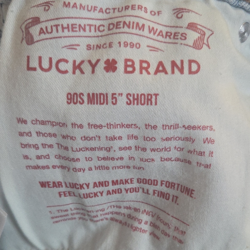 Lucky Brand 90's Midi Short - Picture 5 of 9